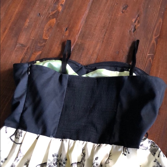 Anthropologie Strapless Party Dress with Sash - Picture 7 of 8